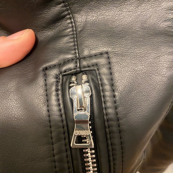 Guess Faux Leather Jacket - Picture 5 of 8